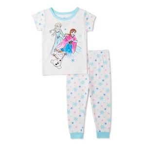 Disney's Frozen Elsa Anna Girls 2pc 18M Toddler Baby PJ Pajama Christmas Set
